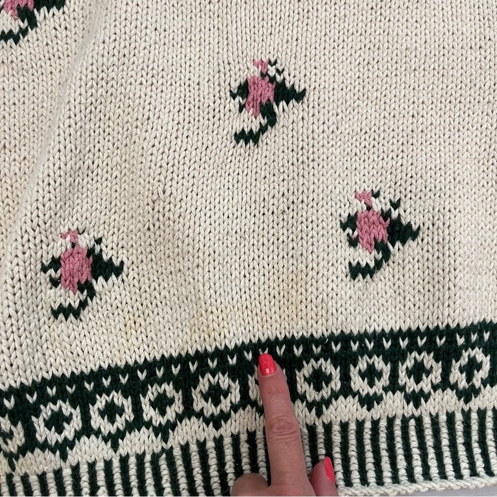 Vintage Westbound Floral Sweater Grandma CottageCore Granny - Picture 7 of 10
